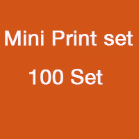 100 set mini prints