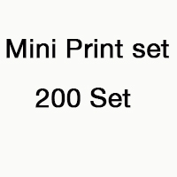 200 set mini prints
