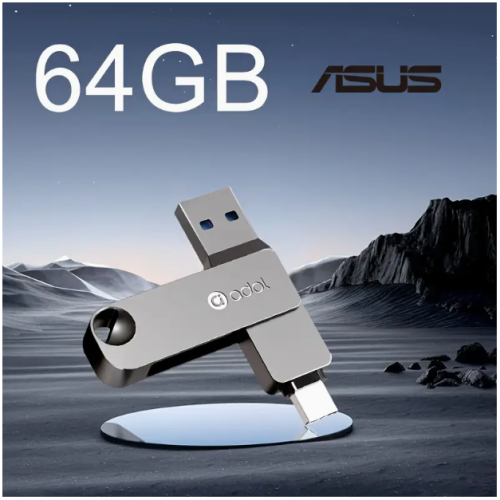 ASUS Adol USB3.2 Dual-interface Flash Drive | 64GB Type-C and USB Type A