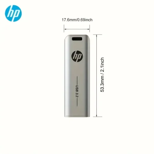 hp USB 3.2 Metal USB Flash Drive 64GB Pen Drive Creative Personality Car Music Gift High-Speed USB 3.2 Pen Drive